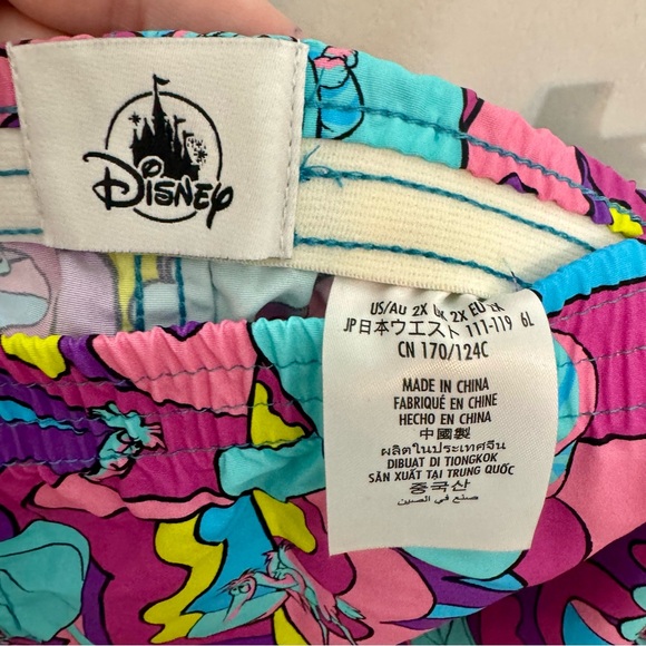 NWT. Disney psychedelic design shorts 2X from Alice in Wonderland. - Picture 12 of 16